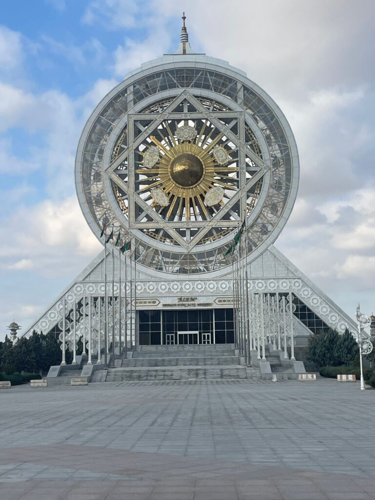 The ferris wheel in Turkmenistan's capital city Ashgabat.
