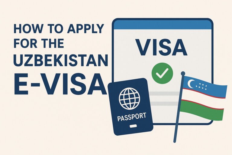 A "how to apply for the Uzbekistan evisa" banner for my post on this subject.