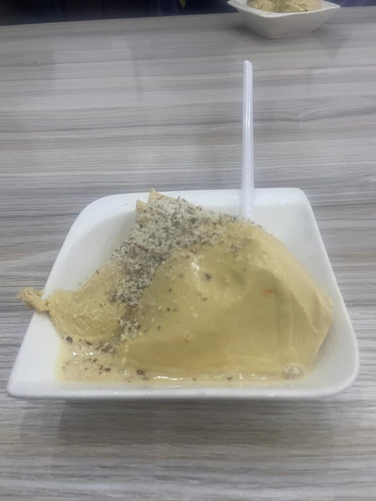 A large portion of sheer yakh ice cream in Afghanistan.