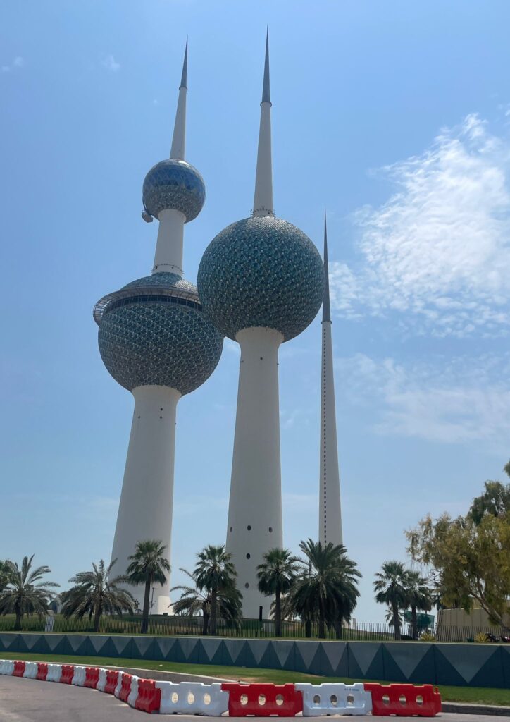 Kuwait Towers during the daytime