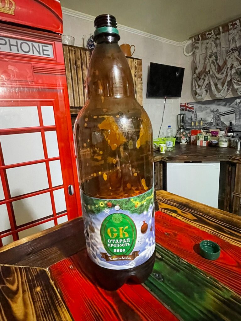 A Transnistrian beer