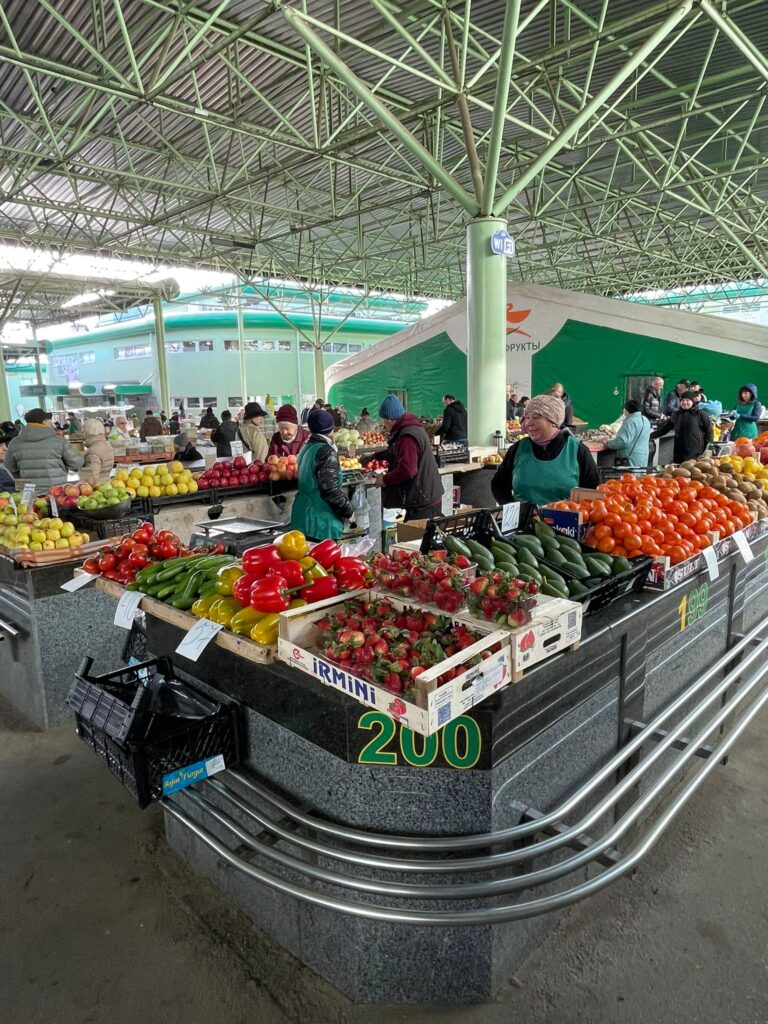 Fruit section of the market. One of the more normal stops whilst visiting Transnistria