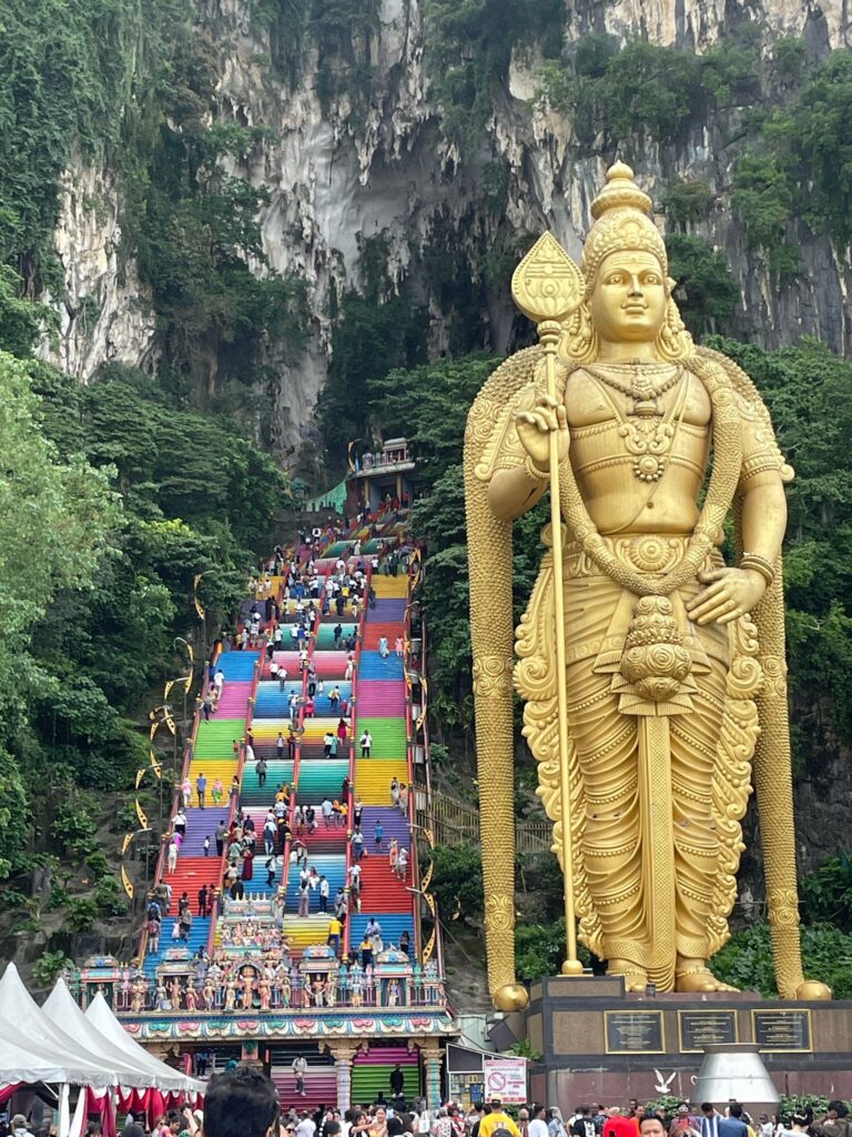Batu Caves are a must when visiting Malaysia