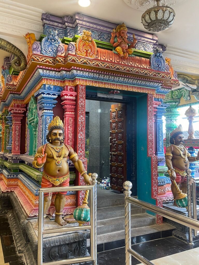 A colourful Hindu temple
