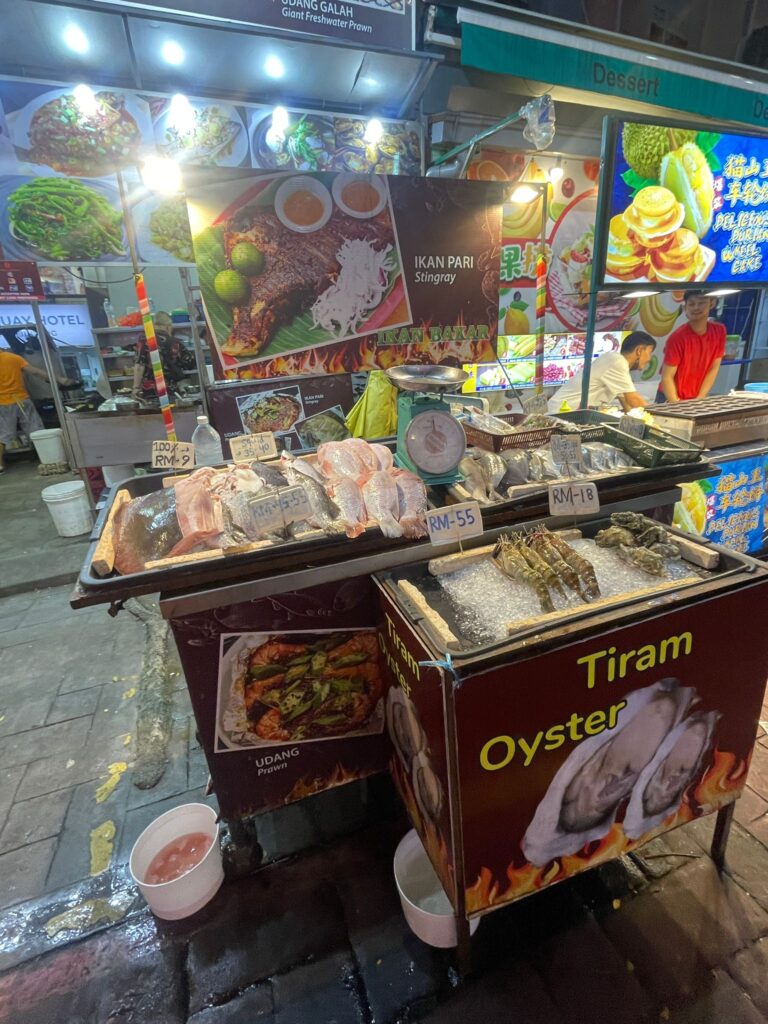 Food cart in Jalan Alor