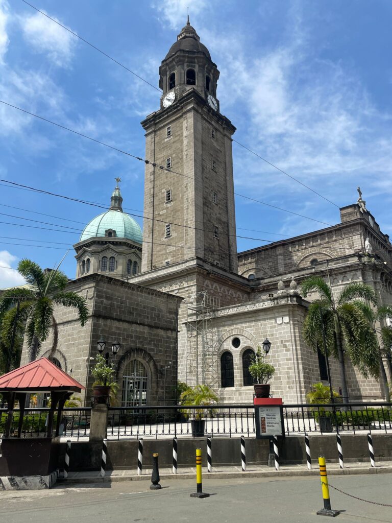 A colonial church in Intramuros