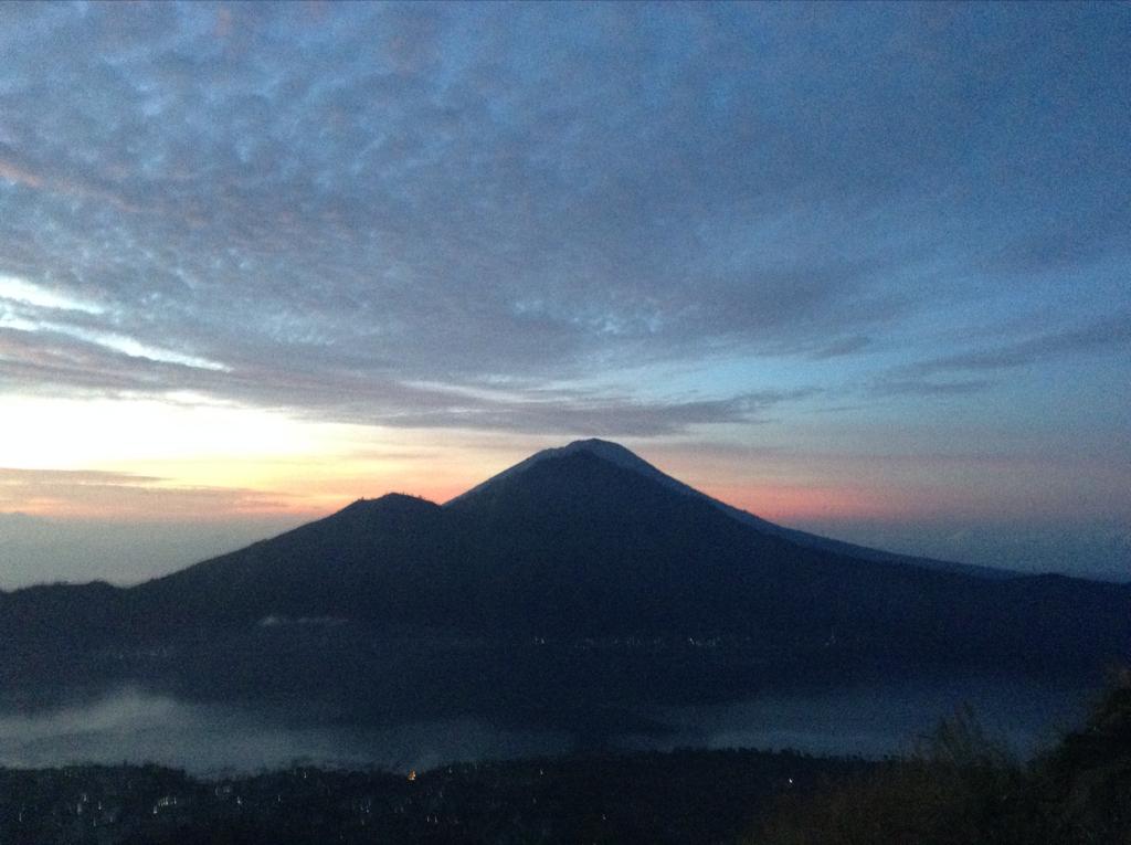 Mt. Batur at sunrise