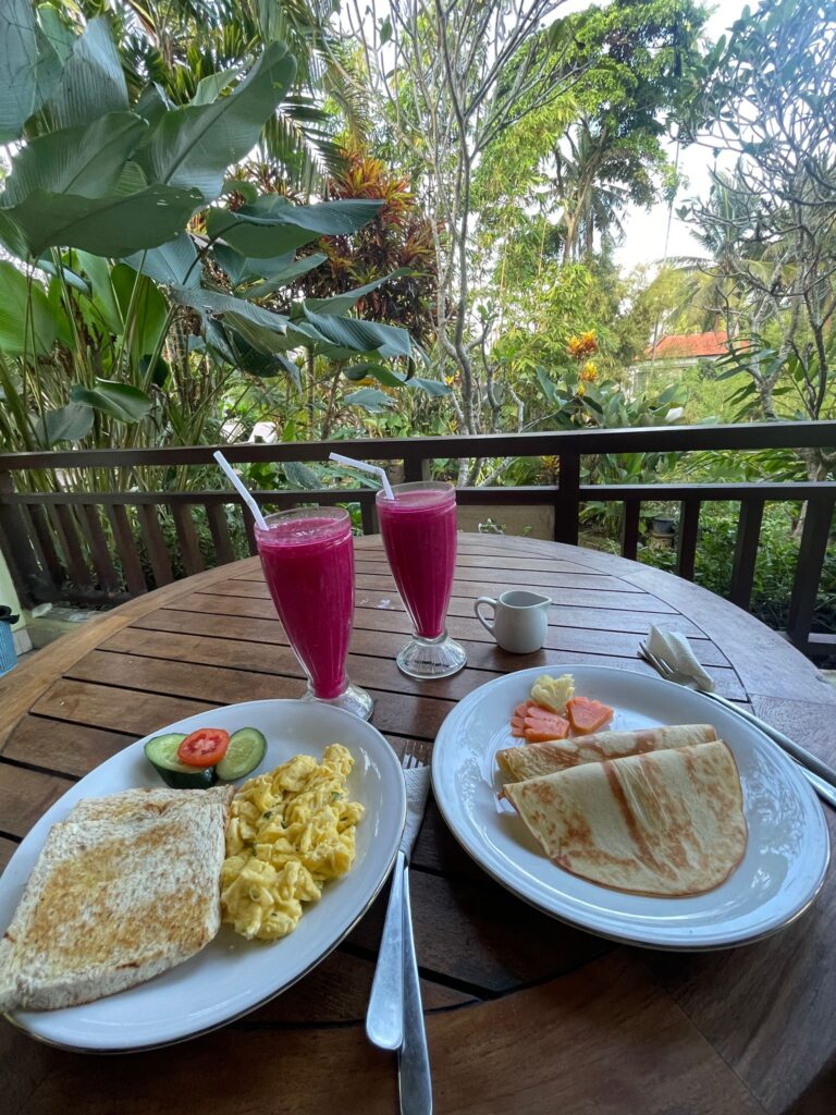 Breakfast at the retreat