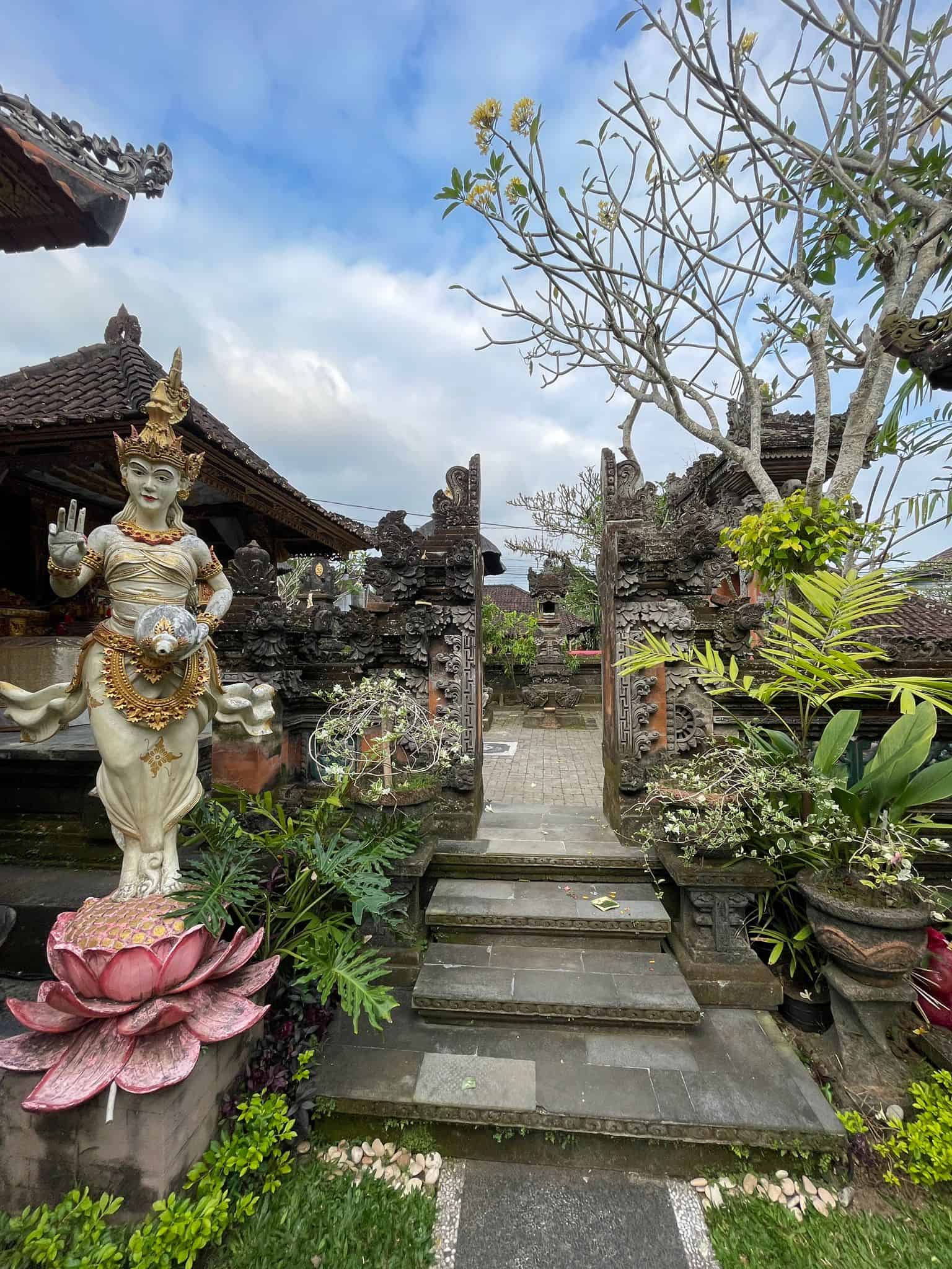 Balinese architecture in Ubud.