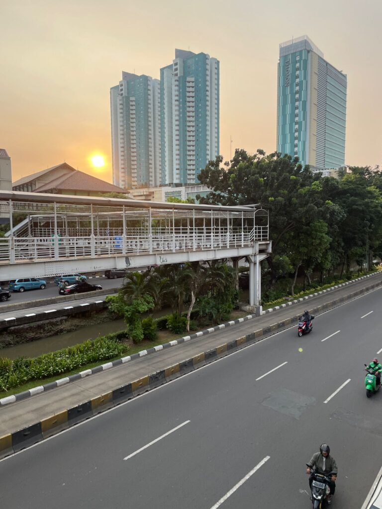 Sunset in Jakarta