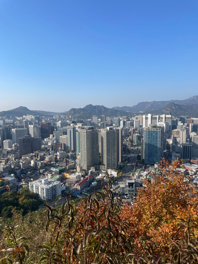 Apartment buildings in Seoul