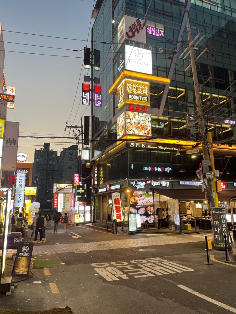 Gangnam district in Seoul