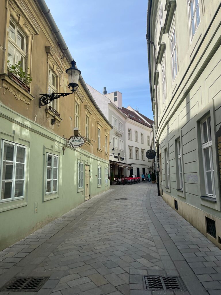Colourful streets of Bratislava