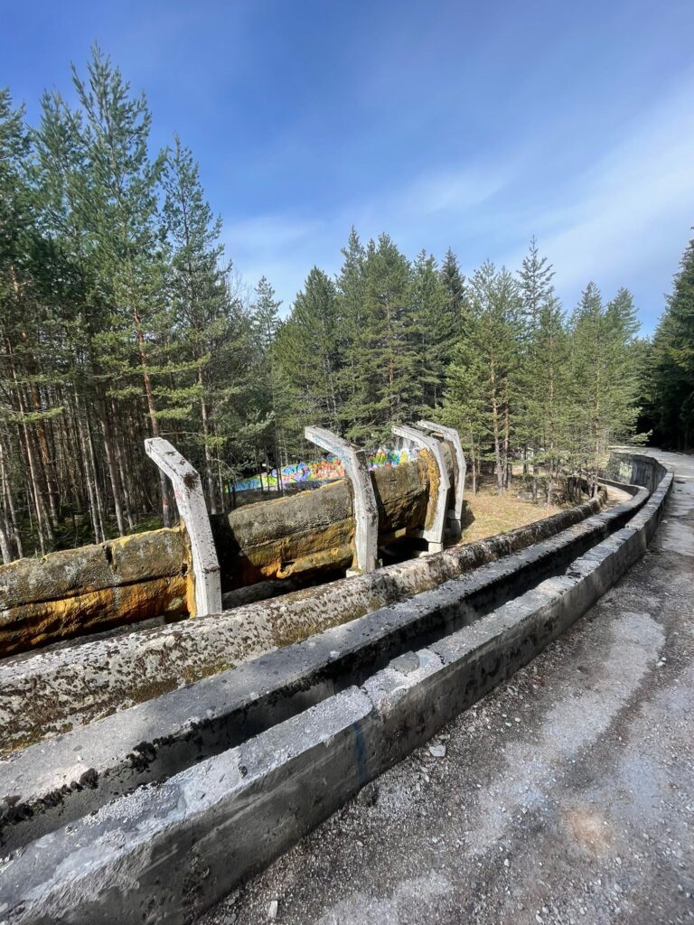 Sarajevo 1984 Winter Olympics bobsled track