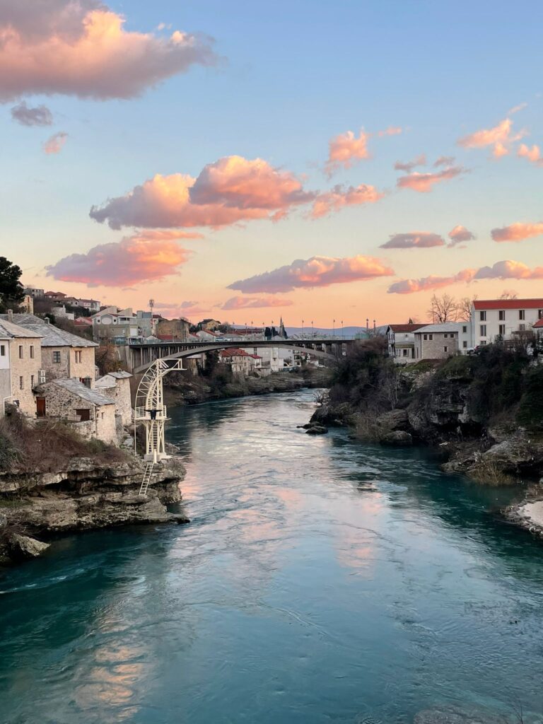 Mostar's beautiful river