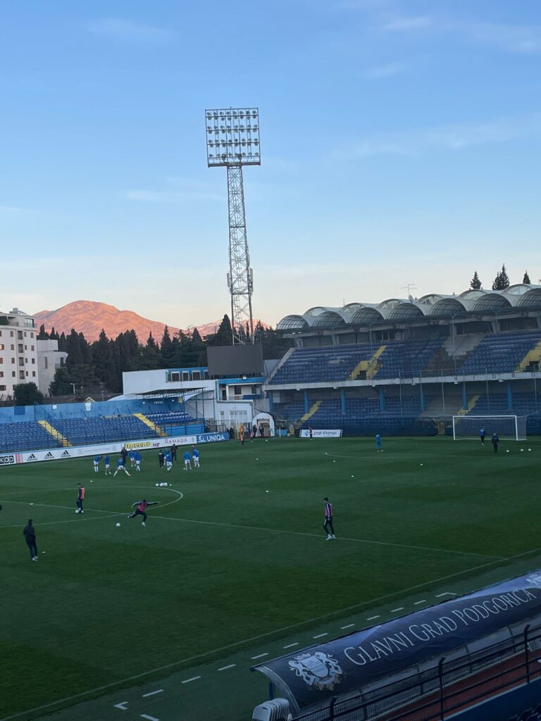Gradski Stadion, home of Buducnost
