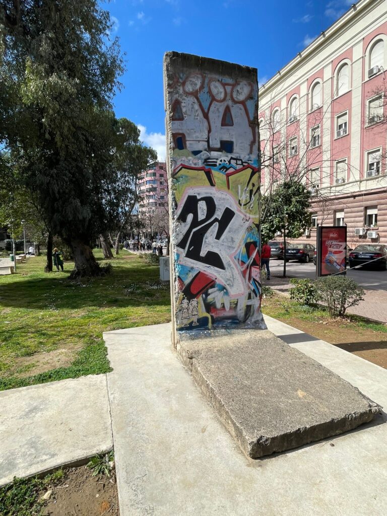 The Berlin Wall in Tirana