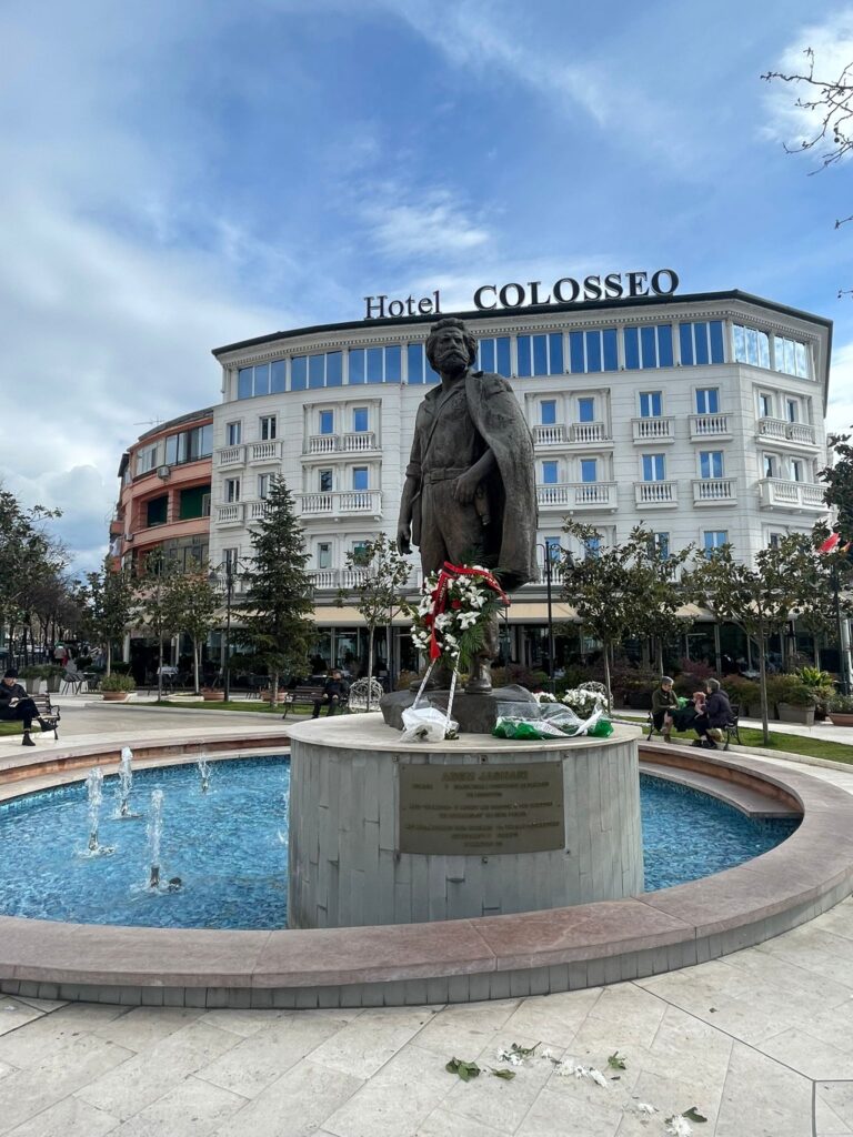 Statue in Tirana