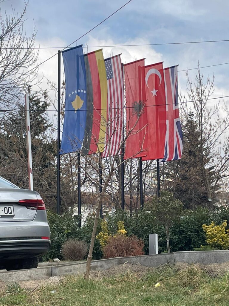 Flags of Kosovo's allies