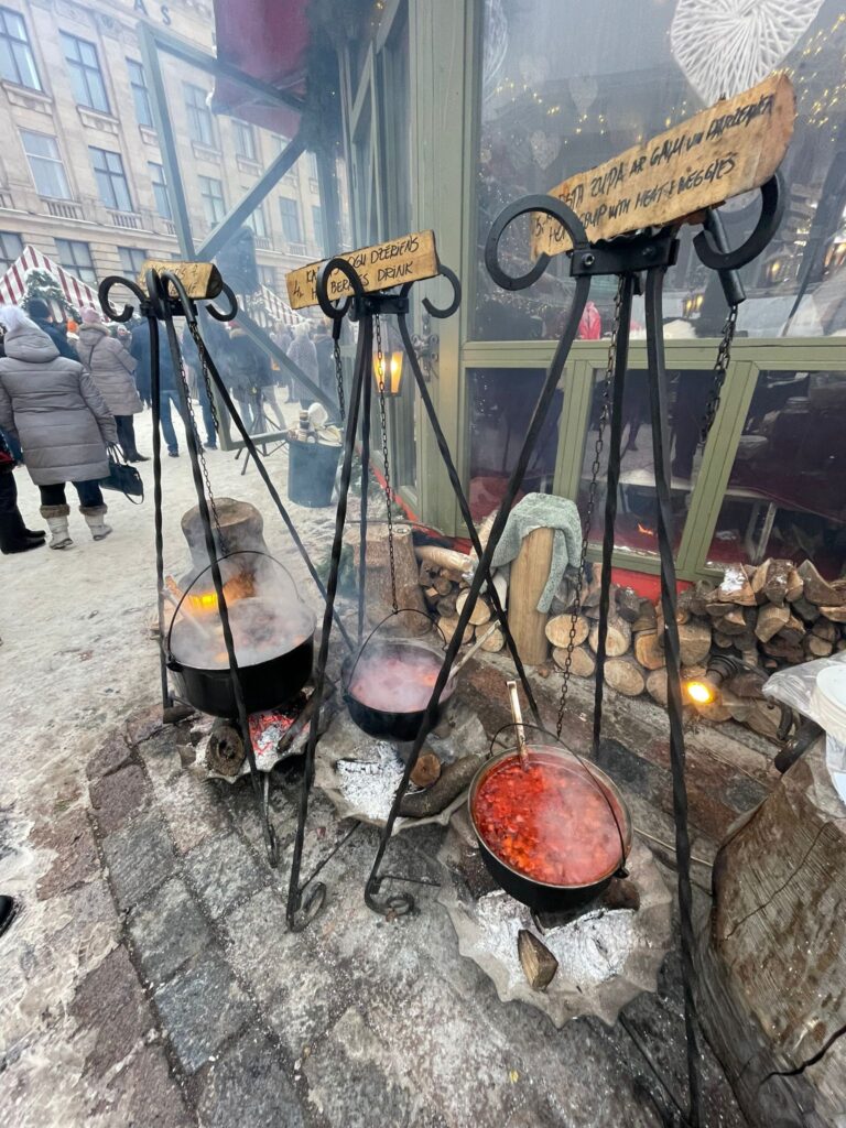 Food from Latvia's Christmas markets