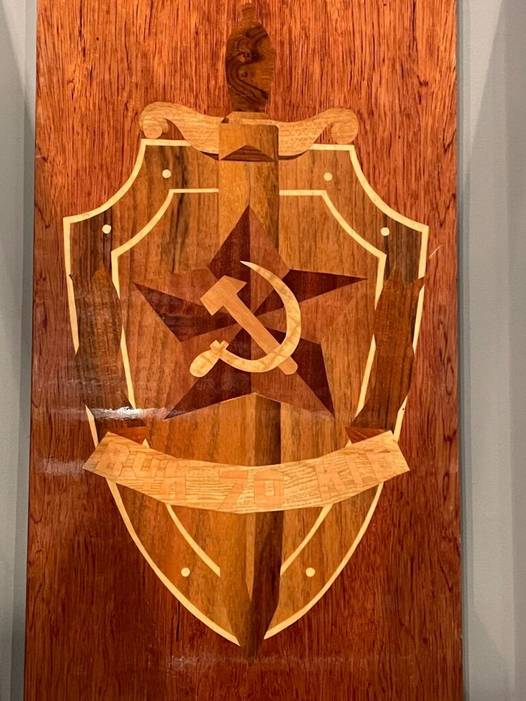 A communist symbol left behind from occupied Lithuania