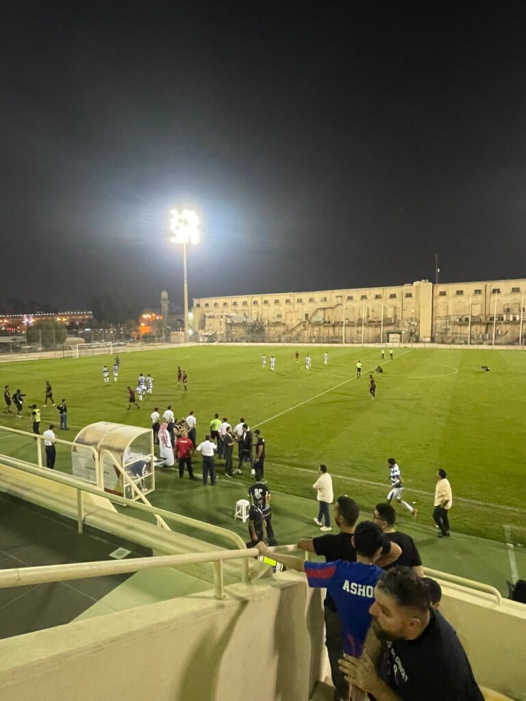 A Bahraini Premier League match: Al-Shabab 0-1 Manama