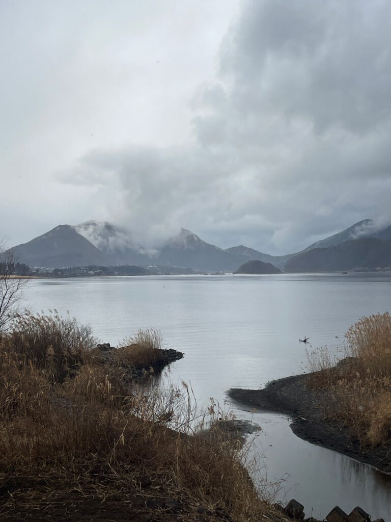 Lake Kawaguchi, an apparent Mount Fuji viewpoint