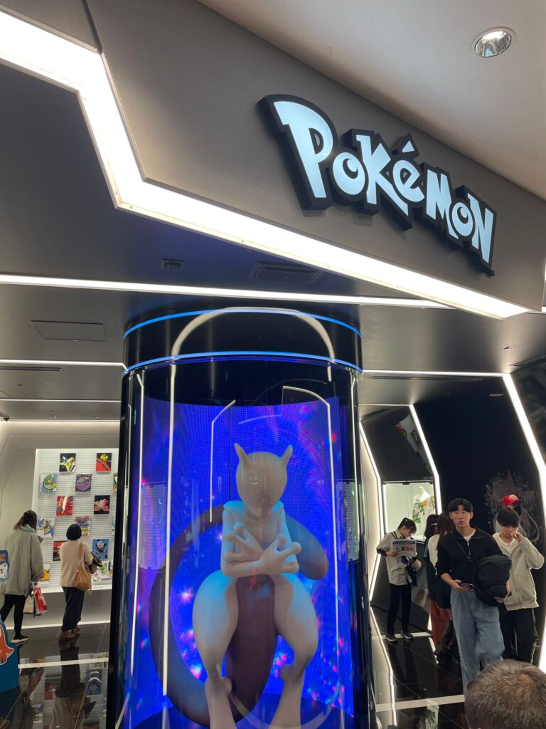 Mewtwo statue at Shibuya Pokemon Center