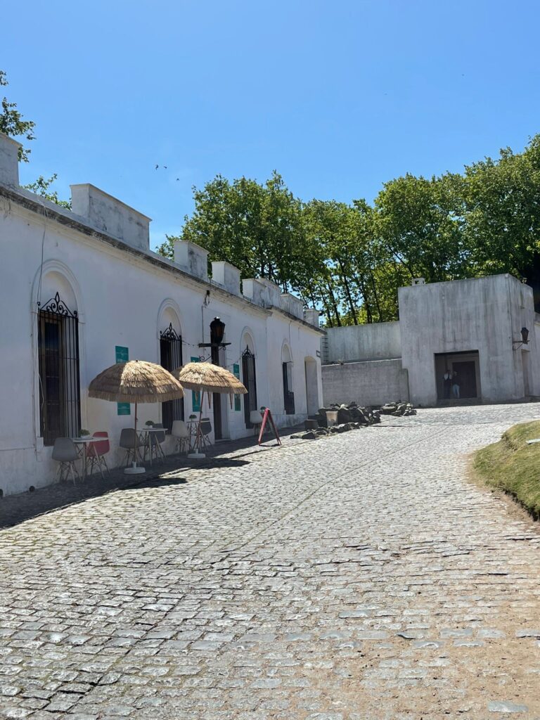 The cobbled streets of Colonia del Sacramento in Uruguay