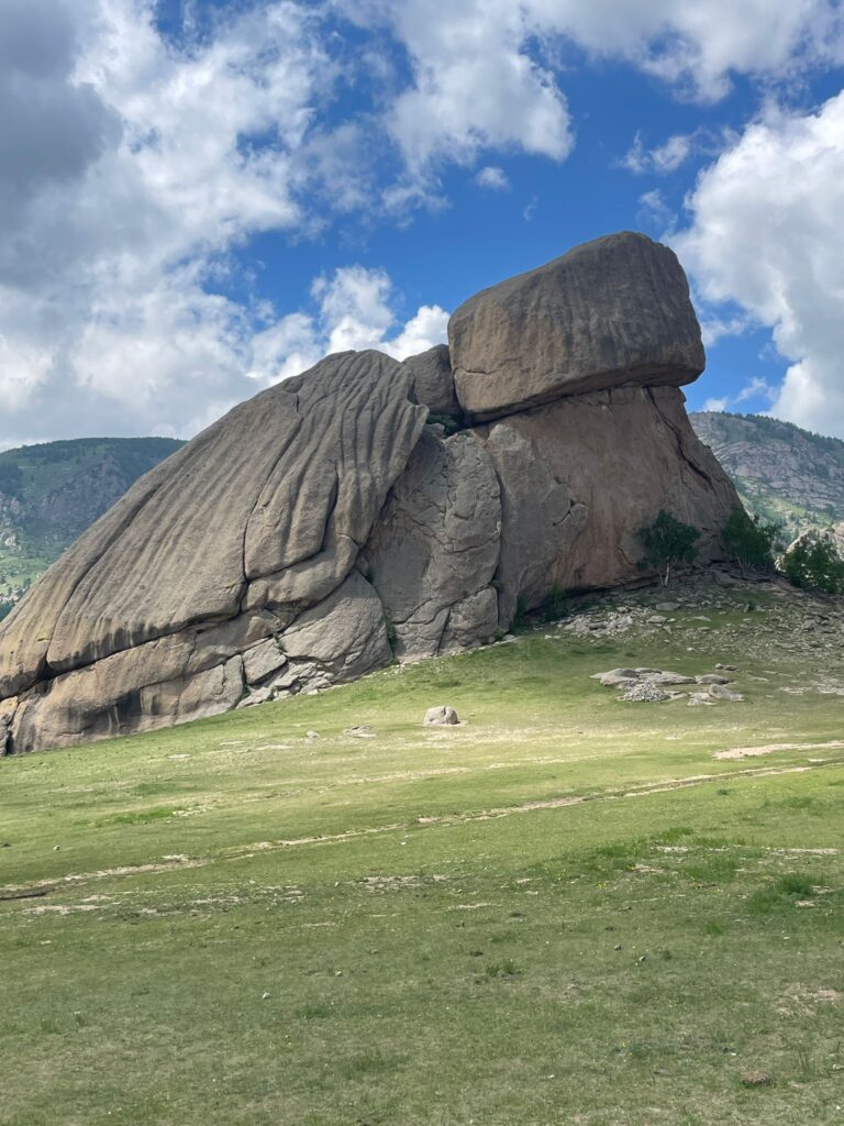 Turtle Rock in Terelj National Park, so-called because it is shaped like a turtle